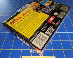 Super Star Wars SNES 100% Factory Sealed 1st Print JVC 1991 Made in Japan