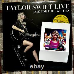 Taylor Swift YELLOW ONE FOR THE SWIFTIES Live Import 200 MADE Vinyl in the USA