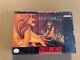 The Lion King (Super Nintendo, 1994) Open Factory Sealed Made In Japan