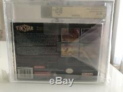 Tin Star Super Nintendo Brand New Factory Sealed VGA 85+ Gold Snes Made In Japan