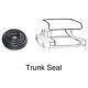 Trunk Gasket Weatherstrip Seal Ea for 1965-1972 Ford Falcon, Comet USA Made