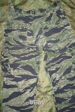 US Tiger Stripe Products + Woodland Trousers Hose Made in USA post Vietnam Seals