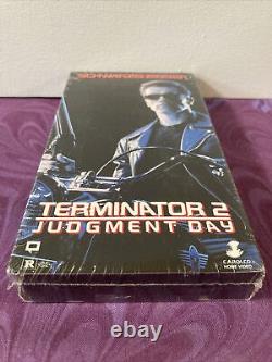 VHS Terminator 2 Sealed Watermark 1991 Carolco Home Video 1st Made ISBN