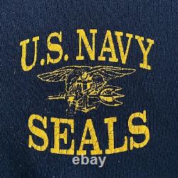 VTG 90s United States US Navy Seals Pullover Hoodie Mens 2XL XXL Made In USA