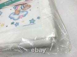 VTG RIEGEL Teddy Beddy Bear Friend Baby Crib Blanket 36x45 New Sealed USA Made