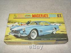 Vintage 1964 Aurora Maserati 3500 Model Kit 1/25 Made in USA Sealed 564-198