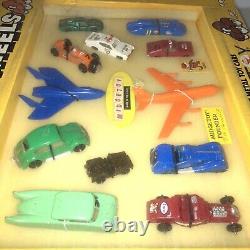 Vintage 1970s Midgetoy Wow Wheels Set Metal Cars & Airplanes Made in USA