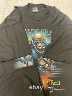 Vintage 1988 US Navy Seals dead stock single stitch size xl shirt Made In Usa