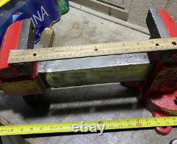 Vintage American Red Seal Bench Vise With Swivel Base Made In USA