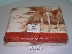 Vintage Cannon Stallion horse 72 X 90 horse blanket sealed NOS made in USA