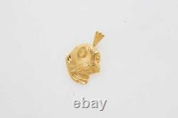 Vintage Estate 14k Yellow Gold Pendant Christmas Gift Made in USA
