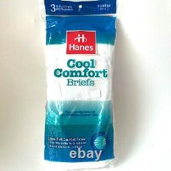 Vintage Hanes Cool Comfort Briefs Made in USA1993 Brand New Sealed Size XL 40-42