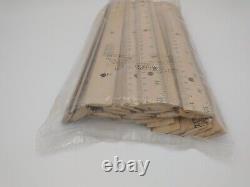 Vintage NOS Berol Elements Made in USA Sealed Bag 36 Wooden Rulers #317 #A310