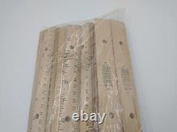 Vintage NOS Berol Elements Made in USA Sealed Bag 36 Wooden Rulers #317 #A310