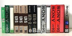 Vintage Sony Blank Cassette Tapes Lot of 15 Made in Japan USA & Mexico 10 sealed