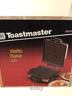 Vintage Toastmaster Waffle Baker 270 Made in USA. New! Sealed. NIB