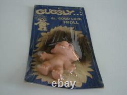Vintage VERY RARE 1960'S Guggly The good luck troll SEALED Made in the USA